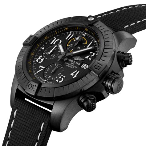 breitling skyland avenger chrono titanium|breitling chronograph 45 night mission.